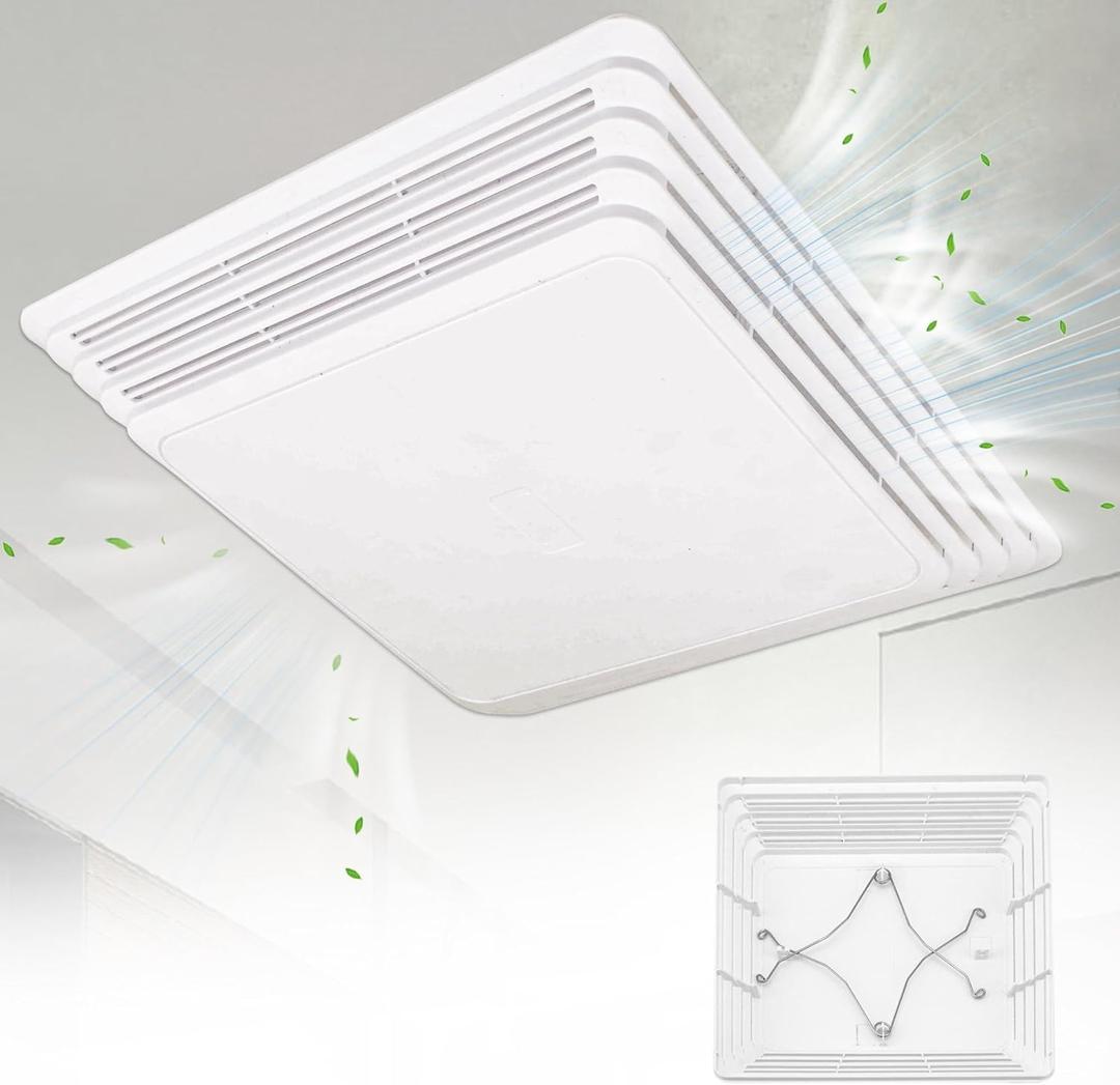 S97013576 Bathroom Fan Cover Grille - by Ohoho - Compatible with Broan NuTone Bathroom Fan 676 684 684NT 2684F 576