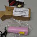 EverBrite Small Flashlight, Mini LED Flashlight, Plastic Torch Use for Emergencies, Camping, Outdoor with Lanyard 3AAA Battery Included, Pink