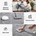 10x14 Area Rugs for Living Room, Large Fluffy Carpet for Bedroom Office Dorm Room, Soft Plush Shag Non Slip Indoor Floor Rug, Home Dcor Aesthetic Carpet, Machine Washable, Grey