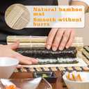 Sushi Bazooka Maker, Food Grade Plastic Sushi Roller Kit, Molds for Crafting with Rice,Vegetables,and Meat (White)
