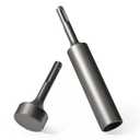 SDS Plus Ground Rod Driver Set,for 5/8" & 3/4" Ground Rods,with Heavy Duty Drill Bit Rotary Flat Hammer,Can Be Used for SDS-Plus Rotary Hammer Drill Tools Like Bosch Dewalt Milwaukee etc.