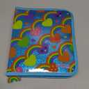 GirlZone 43-Piece Rainbow Filled Pencil Case with Supplies - Ages 7+ - Art Kit, Marker Binder & Stationery Set for Kids