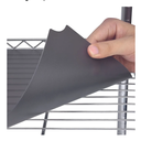 Shelf Liners for Wire Shelf System: Set of 4 in Graphite: 14 x 36 inch: Plastic Wire Shelving Shelf Mats. 2 Packs