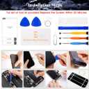 US Version Original for Samsung S24 Plus 5G Screen Replacement for Samsung S24 Plus LCD Display SM-S926A SM-S926U SM-S926W Touch Screen Repair Kits with Frame (Black)