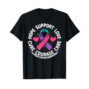 Thyroid Cancer Support tee Family Thyroid Cancer Awareness T-Shirt