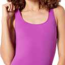 Amazon Essentials Women's One-Piece Coverage Swimsuit (Available in Plus Size) (6X, Violet)