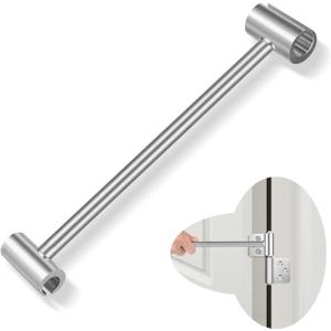 Door Hinge Adjustment Tool, Upgraded Manganese Steel 0.55-0.75 inch Double Ended Wrench Flag-shaped hinge adjustment tool for repair Fire, Security, Cleanroom Doors