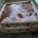 POVISON Modern Square Coffee Table with Storage, 39.37" Wood Coffee Table for Living Room Home Office, Fully-Assembled Walnut