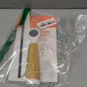 Full Circle Wipe Out Pivoting Shower Squeegee with Hanging Hook, White, 2 Piece