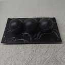 Creative Scents Black Marble Look Home Decor Bowl and Orb Set - Coffee Table Decor for Living Room - Centerpiece Table Decorations for Dining Table, Kitchen Counter, Foyer - Elegant House Decoration