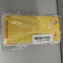 Crossbody Lanyard Strap Case for iPhone Air, Hands-Free Neck Cross Body, Adjustable Rope Removable, Drop Protection Shockproof Silicone Case 6.5 inch, 150 cm Strap, iPAir - Yellow