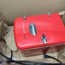 Frigidaire Retro Mini Personal Fridge Cooler, Holds up to 9 Cans, Red