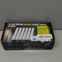 6 Pack LED Motion Sensor Lights, 10 LED Closet Battery Operated Lights, Stick-On Anywhere Magnetic Night Light Bar, Led Safe Light Indoor for Closet Stairs Wardrobe Under Cabinet