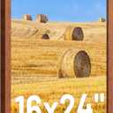 16x24 Frame, Distressed Farmhouse Wood Texture Poster Frame