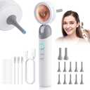 1080P HD Otoscope Ear Camera for Family, Medical Grade 1.38" Screen, Telemedicine Ready, 12 Silicone Tips and 3 Adhesive Ear Sticks, Photo/Video, Type-C Charging, Home Medical