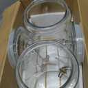 Drink Dispensers for Parties,2 Pack 1 Gallon Beverage Dispenser with Stand,Drink Dispenser With Glass Lid and Stainless Steel Spigot Leak-proof, Ideal for Lemonade,Juice, Tea, and Party Drinks