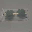 St. Patricks Day Irish Shamrock Sunglasses Green Lucky Four Leaf Clover Leprechaun Costume Glasses for Women Men