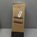 HapiRm Over The Door Hanger with Coat Hooks and 2 Baskets, Rustproof & Waterproof Over The Door Hooks, Storage Organizer for Hats, Bathroom, Kitchen, Bedroom-Black (for 1.76in Doors)