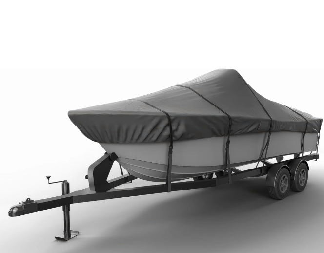Seal Skin Covers Universal Boat Cover, Waterproof All Weather Protection, Fits 12'-14'L x 68"W (beam)