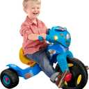 Fisher-Price Toddler Tricycle Nickelodeon PAW Patrol Lights & Sounds Trike, Toy Bike with Handlebar Grips & Storage for Outdoor Play Kids Ages 2+ Years