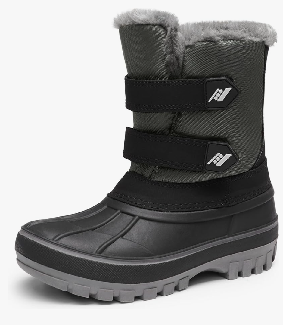 DREAM PAIRS Boys Girls Snow Boots Water-Resistant Outdoor Sport Warm Cozy Anti-Slip Cute Ankle Winter Shoes for Toddler/Little/Big Kid. 13