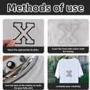AXEN 26pcs Iron on Letter Patches, Fully Embroidered Varsity Alphabet A-Z Patches for Clothing Hoodies Jacket Backpacks Hat, White 3.1"