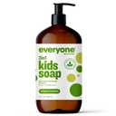 Everyone 3-in-1 Kids Soap, Body Wash, Bubble Bath, Shampoo, 32 Ounce (Pack of 1), Tropical Coconut, made with Essential Oils for Toddlers, tweens and teens