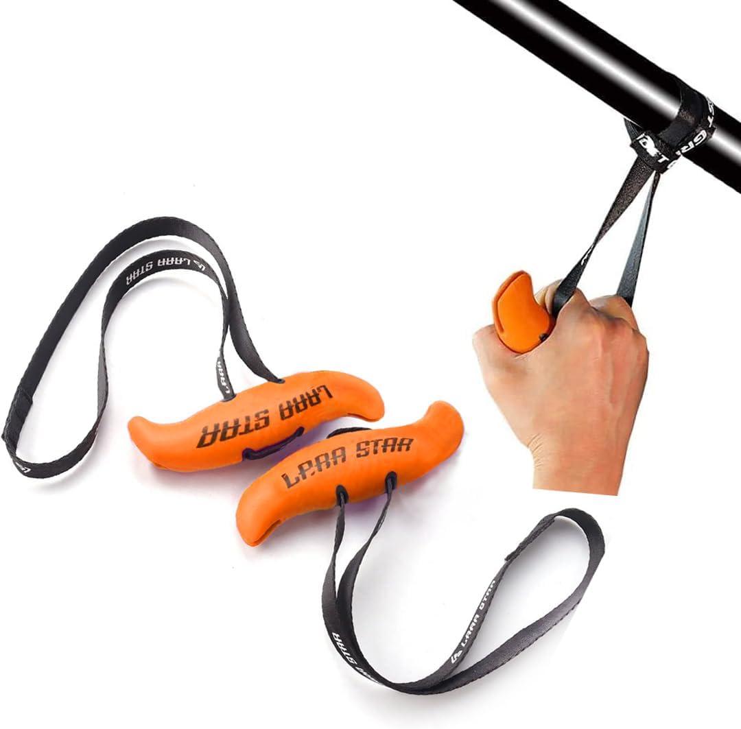 LARA STAR Pull Up Handles Grips Fitness Strap Heavy Duty Cable Machine Handles Training Grip Strength Sling Trainer for Home Gym Pull-up Bars Barbells and Pulling Machines (1 Pair)