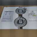 Gold Battery Operated Wall Sconces Set of 2, Rechargeable Wall Lights with Remote Control, 20 Inch Modern Wireless Wall Lamp for Bedroom, Living Room with Clear Glass Shade (Bulbs Included)