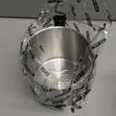 Candle Making Pouring Pot, DINGPAI 44oz Double Boiler Wax Melting Pot, 1pc Spoon, 304 Stainless Steel Candle Making Pitcher, Silver Color with Heat-Resistant Handle and Dripless Pouring Spout Design