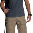 ZITY 2 Pack Polo Shirts for Men with Pocket Dry Quickly Short Sleeve Athletic Outdoor Work Collared Shirts (X-Large)