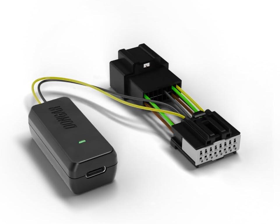 Dongar Dashcam Power Adapter (16-pin Type A) for Ford Vehicles. Compatible with Select Bronco, F150 and More. Built-in USB Power Source, Connects to Rearview Mirror, Easy to Install