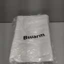 Bwarm Premium Multi-Zone Electric Heated Mattress Pad Queen Size, 60" x 80", Dual Controllers, 9 Heat Settings, 1-12 Hours Auto Off, Individual Body and Feet Settings, Machine Washable