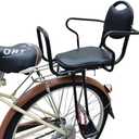 Rear Kid's Bike seat,Rear Child Bike seat,Rear Mount Bike seat with Armrests,Pedals and Harness for Most Adult Bike Ages 2 to 8 Years(Up to 110lb)