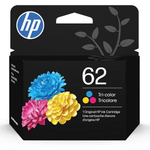 HP 62 Tri-color Ink Cartridge | Works with Printer Series: ENVY 5540, 5640, 5660, 7640, OfficeJet 5740, 8040, OfficeJet Mobile 200, 250 | Instant Ink Eligible| C2P06AN | Packaging May Vary HP 62 Tri-color Ink Cartridge | Works with Printer Series: ENVY 5540, 5640, 5660, 7640, OfficeJet 5740, 8040, OfficeJet Mobile 200, 250 | Instant Ink Eligible| C2P06AN | Packaging May Vary