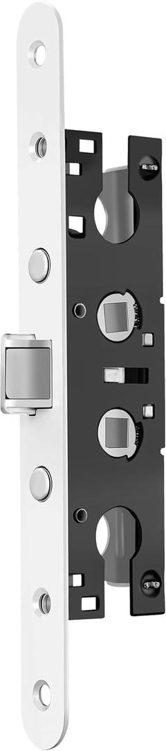 2 Point Bolt Mortise Lock Body Fit for Pella Storm Doors,Replacement for Pella Storm Door Lock Parts White Face Plate Five-Years Free Replacement