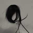 FRCOLOR Clip in Hair Bangs Ultra Fringe Hair Extensions for Natural Look Comfortable Daily Wear Stylish Matte Design Easy to Restyle with Scissors Curling (Black)