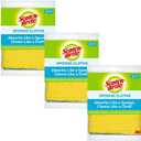 Scotch-Brite Sponge Cloth – 6-Pack (3 Packs of 2 Each), Reusable and Washable, Highly Absorbent, Multi-Purpose Cleaning Cloths