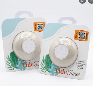 Seashell Bluetooth Speaker White 2 Pack