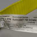CargoLoc Ratchet Truck Tie Downs 2" x 27' x 10,000 lbs - J-Hooks - Promo, J-Hooks, Plastic Grips
