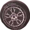 Creative 3D Simulation Wheel Plush Pillow,Soft Car Tire Pillow Wheel Toy for Boy and Girl Room Decor 14inch