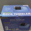 Professional Rock Tumbler Kit  4LB Large Capacity Barrel with Brushless Motor & Heavy Metal Base, Adjustable Speed & 9-Day Timer, Includes All Accessories, Rock Polisher for Adults & Collectors