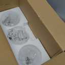 3 Lights Bathroom Light, Black Gold Vanity Light Fixture, Wall Sconces with Globe Clear Glass Shade, Farmhouse Wall Mount Lamp for Mirror, Kitchen, Porch, Living Room, Workshop