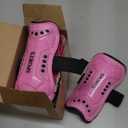 Liliful 4 Pcs Soccer Shin Guards Set for Girl Kids Youth Include 1 Shin Guards & 3 Sport Socks Protective Lightweight Gear Leg Pads Gear for 3-15 Girls Boy Children Teens (Small)