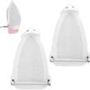 2pcs Iron Covers, 0.04 Inch/ 1mm Thickness Teflon Iron Shoe Protector Anti-Slip Design Anti-Scorch Base Protect Clothes for Home Tailor Shop