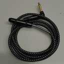 6FT Right Angle 6.35mm 1/4 TS Male to 1/4 Inch TS Female Adapter,6.35mm Mono Right-Angle Turn Guitar Audio Extension Cable, 1 Pack