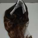 AISI HAIR Long Wavy Brown with Blonde Highlight Lace Hairline Wigs for Women, Middle Part Synthetic Heat Resistant Wig for Daily Party-26 Inch