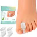 Welnove Upgraded Gel Toe Separators  12-Pack Aloe Vera Extract Infused Silicone Toe Spacers for Straightening Overlapping Toes, Bunions, Calluses  Bunion Corrector for Men and Women (X-Large Size)