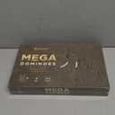 Mega Large 3" Dominoes Set for Adults and Kids  Dominoes Double 6 Classic Board Games  Double Six Domino Set with 28 Tiles and Gift Case, Juegos de Mesa (MEGA)