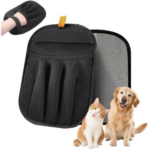 2PCS Pet Hair Removal Glove for Cats & Dogs Five-Finger Electrostatic Magic Brush Pet Hair Remover Glove for Clothing, Couch, Carpet, Furniture, Car Seat